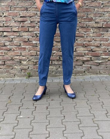 Overeenkomend syndroom Ventileren Mieke stone jeans broek met elastiek - winkeltsy